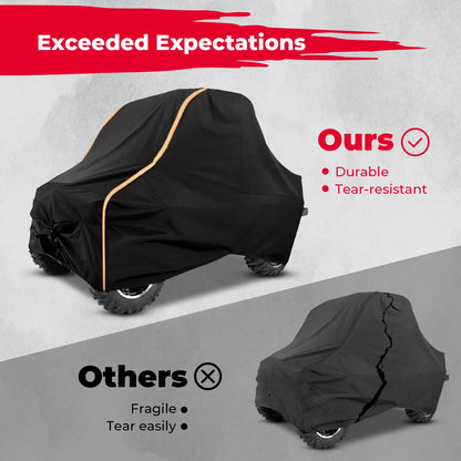 Windproof UTV Cover with Reflective Strip for Polaris RZR 570, RZR 900 & More