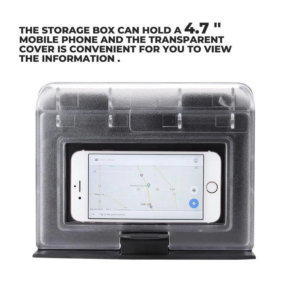 Center Dash ABS Storage Box Compartment for Polaris RZR XP 1000 & RZR 900