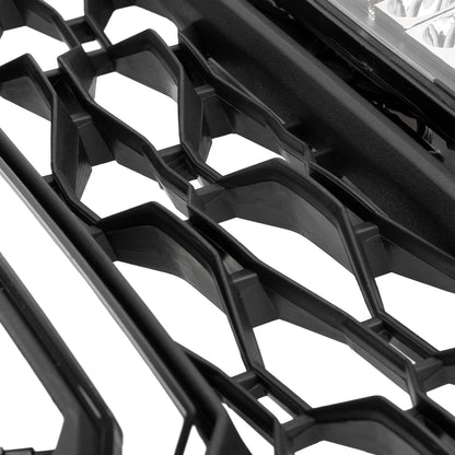 Front Mesh Grille with Dual LED Light Bars for Can-Am Maverick R (2024–2025)