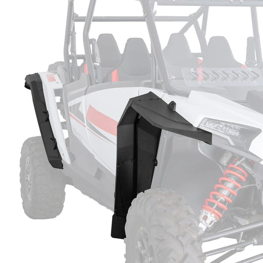 Front and Rear Extended Fender Flares with Mud Flaps for Polaris RZR XP 1000 (2024–2026)