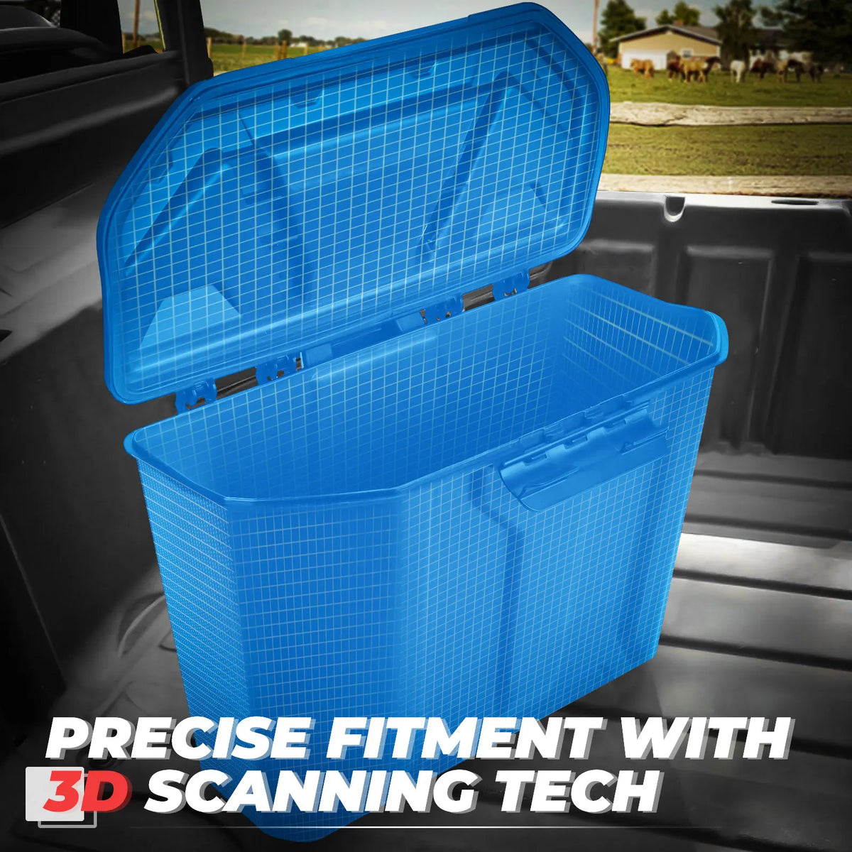 3.7 Gallon Removable Under-Seat Storage Bin for Can-Am Defender (2016–2025)