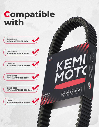 Heavy-Duty UTV CVT Drive Belt for CFMOTO ZForce 950 & UForce 1000