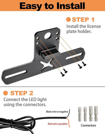 Street Legal Turn Signal Kit with License Plate Holder for Polaris Ranger 570, Ranger XP 900 & Ranger XP 1000