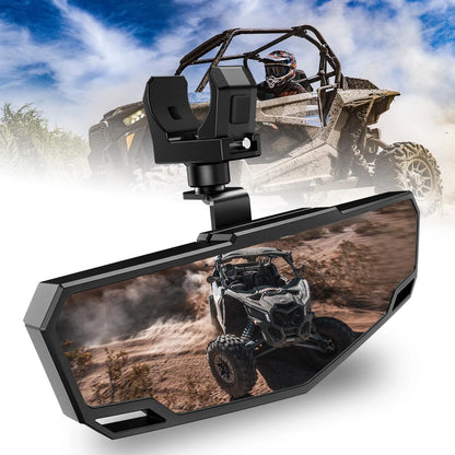 Universal Rearview Mirror for 1.75–2 Inch Roll Cage for UTV & SXS