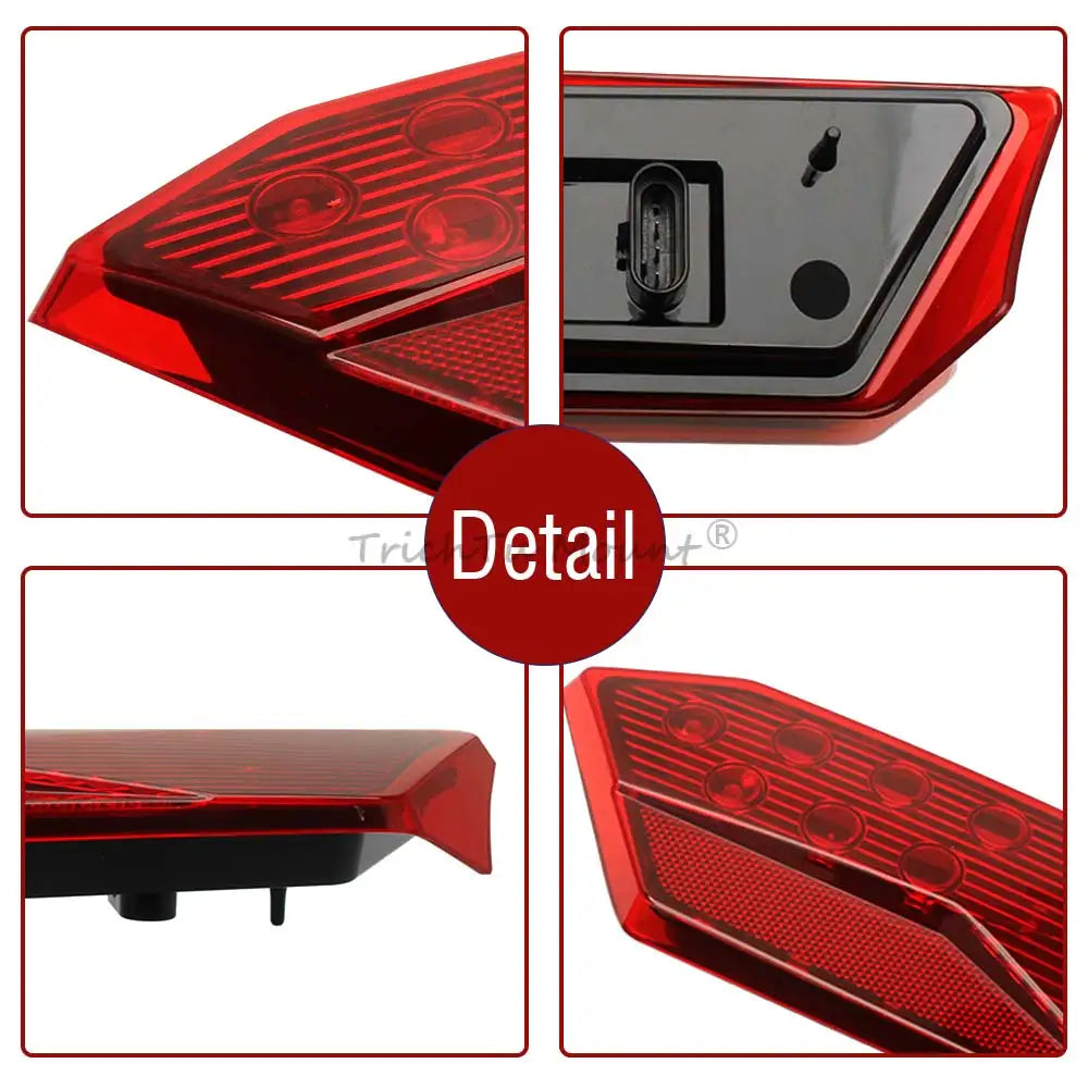 LED Rear Tail Lights, Left and Right for Polaris RZR Trail (2021–2025)