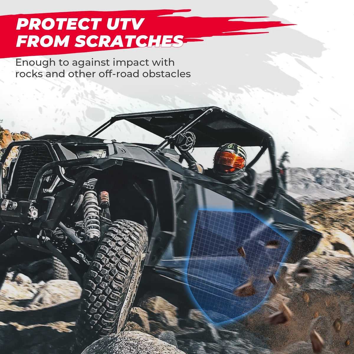 KEMIMOTO Nerf Bars Rock Sliders for Polaris RZR XP 1000, RZR XP Turbo & More