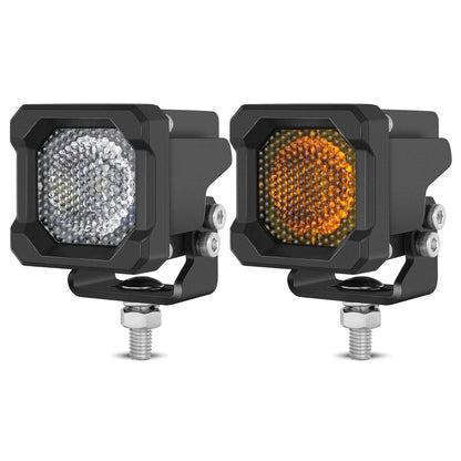 2-Inch LED Pod Lights, Spot or Flood Beam for UTV & SXS