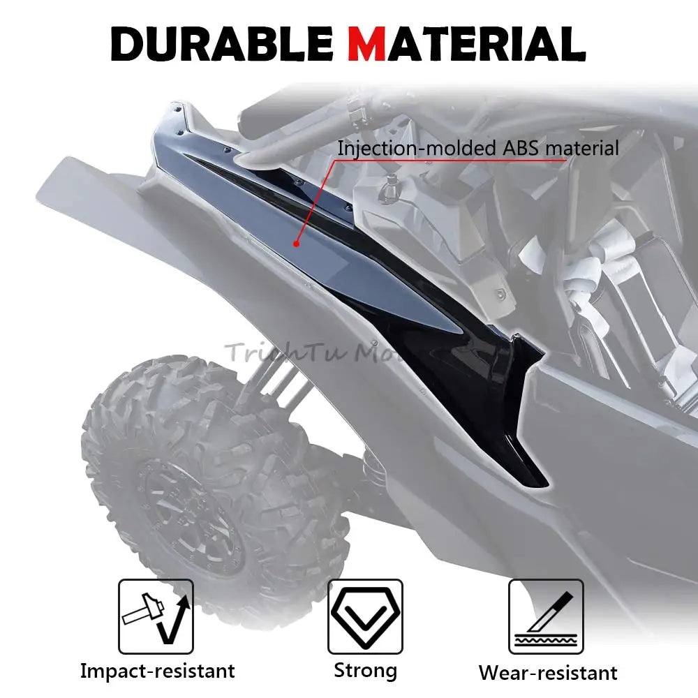 ABS Rear Fascia Cover and Fender Guard for Can-Am Maverick X3 (2017–2024)