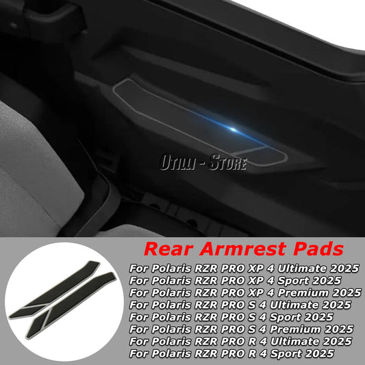 Rear Door Armrest Pads, Left and Right for Polaris RZR Pro XP & RZR Pro R