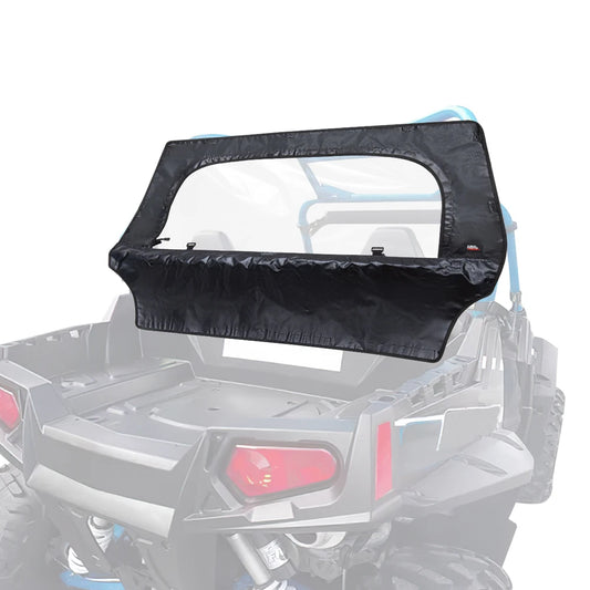 2-in-1 Soft Rear Windshield with Zipper Window for Polaris RZR 570, RZR Trail & RZR 900