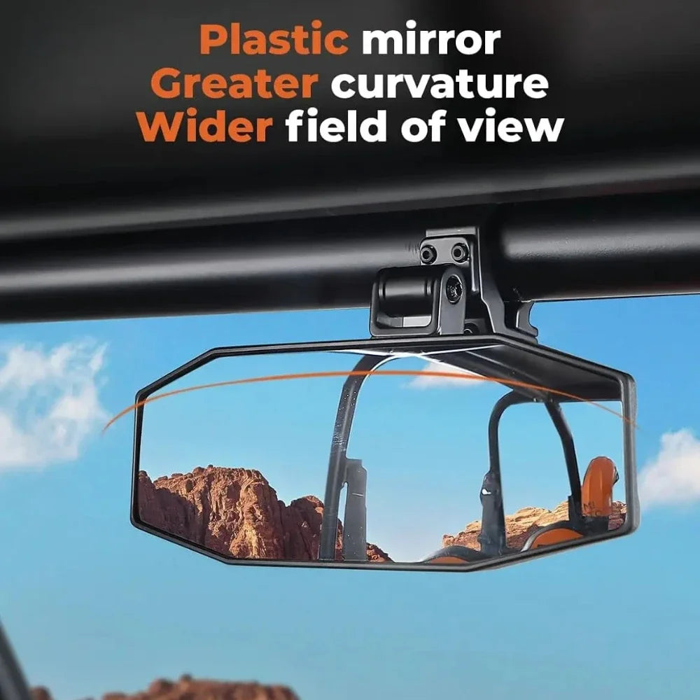 Aluminum Center Rearview Mirror for UTV & SXS