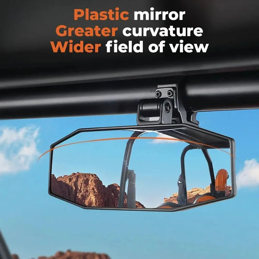 Aluminum Center Rearview Mirror for UTV & SXS