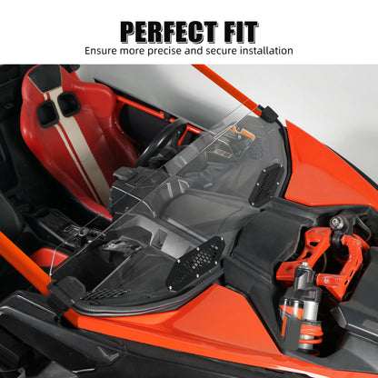 NICECNC Hard-Coated Half Windshield, UV Resistant for Can-Am Maverick X3 (2017–2023)