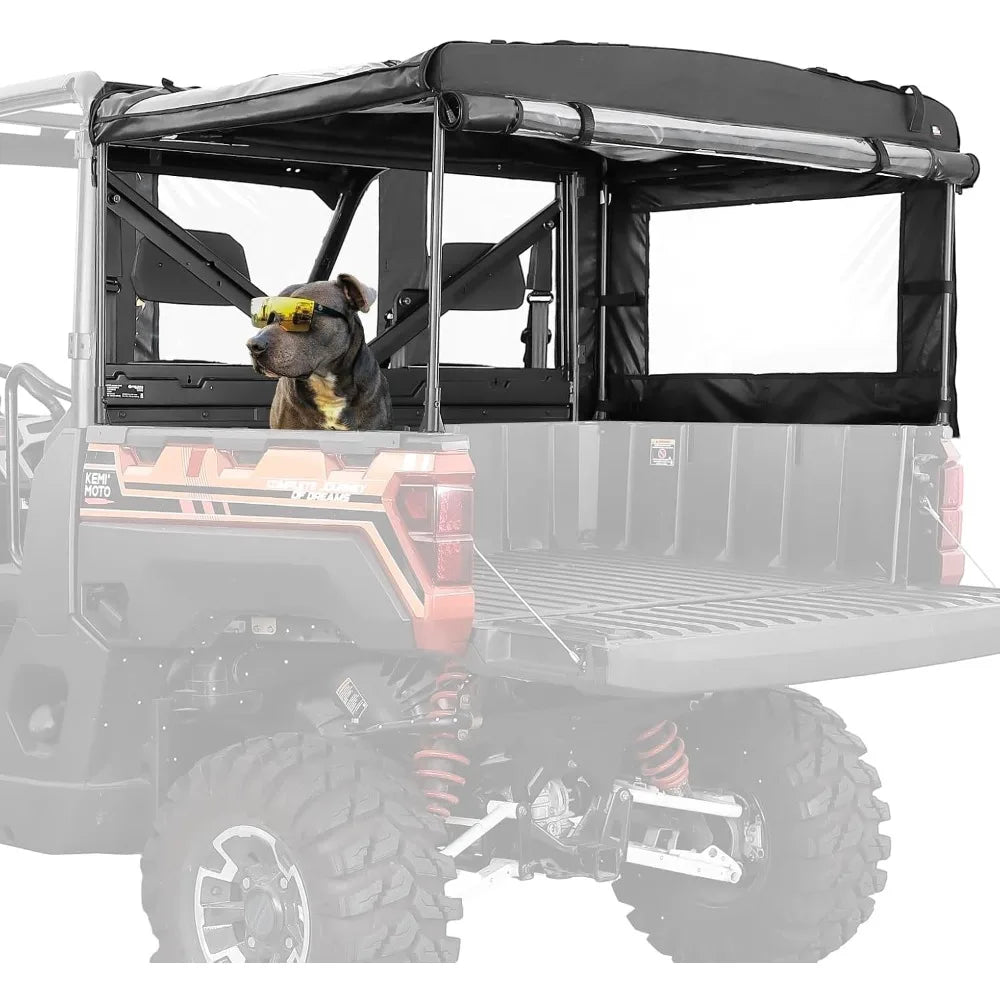 Soft Cargo Bed Camper Canopy Topper for Polaris Ranger 1000, Ranger XP 1000 & Ranger 570