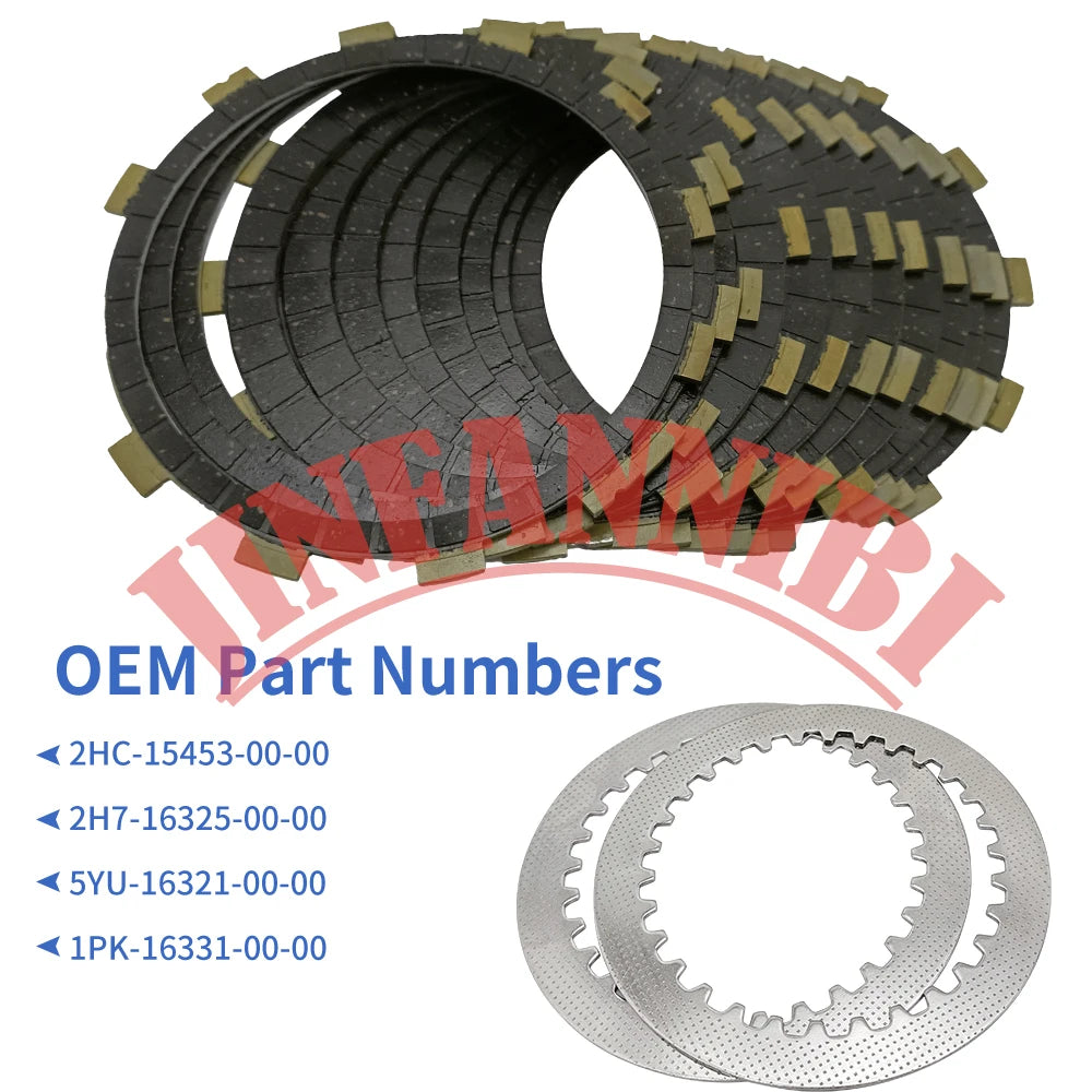 Clutch Friction and Steel Plates Kit for Yamaha YXZ1000R (2016–2024)