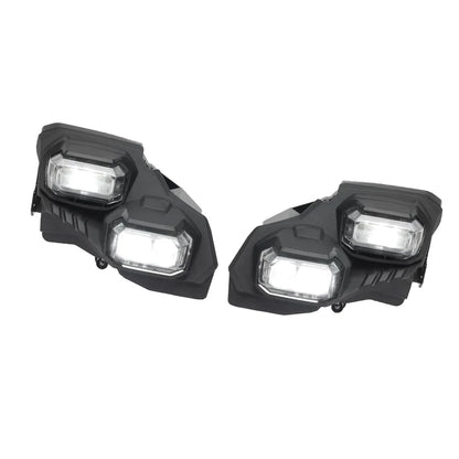 LED Headlight Assembly with High/Low Beam and DRL for Can-Am Maverick R (2024–2025)