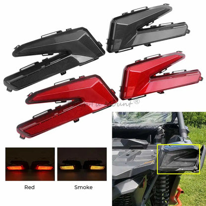 LED Rear Tail Lights with Turn Signals (Pair) for Can-Am Maverick X3 (2017–2026)