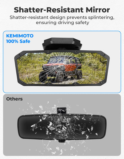 360-Degree Adjustable Rear View Mirror for Polaris Xpedition (2024–2026)