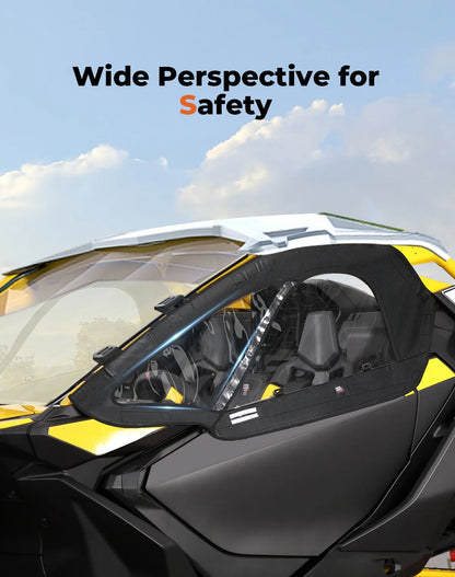 Soft Upper Door Kit with Clear TPU Windows for Can-Am Maverick R (2024)