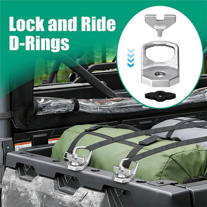 Quick-Lock Max D-Ring Tie-Down Set for Polaris Xpedition (2024–2025)