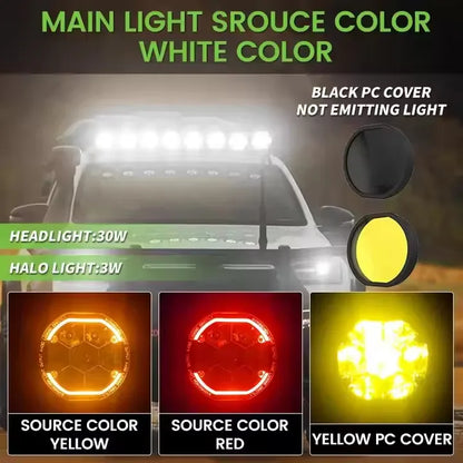 Modular Spot LED Overhead Light Bar for UTV & SXS