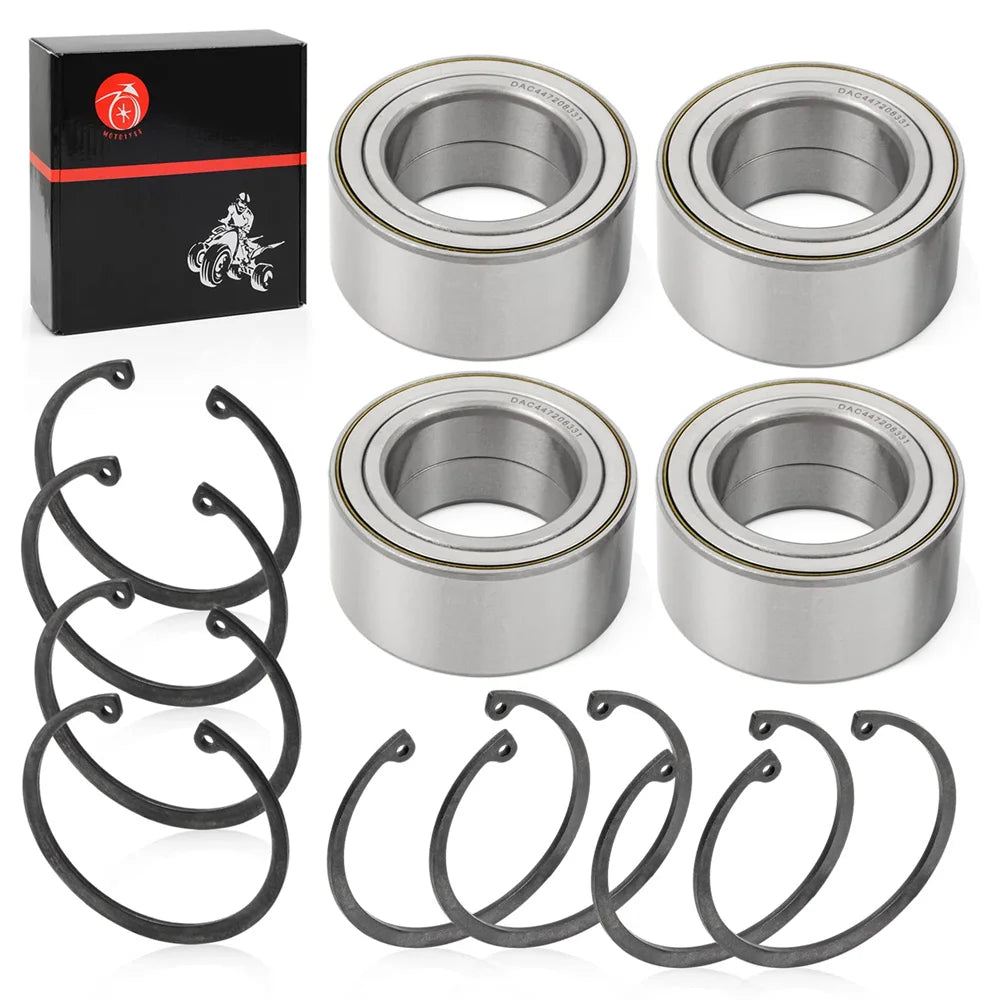 Front & Rear Wheel Bearings with Ring Clips, 44x72x33mm for Polaris RZR 900, RZR XP 1000 & RZR XP Turbo