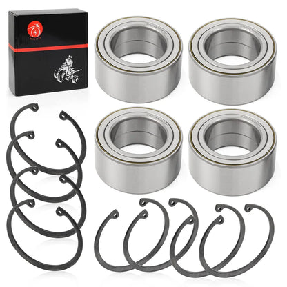 Front & Rear Wheel Bearings with Ring Clips, 44x72x33mm for Polaris RZR 900, RZR XP 1000 & RZR XP Turbo