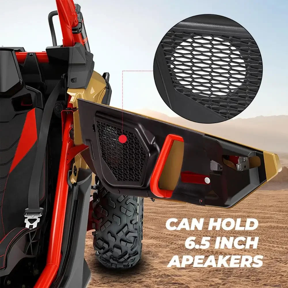 6.5-Inch Front Upper Door Speaker Pods for Can-Am Maverick X3 (2017–2024)