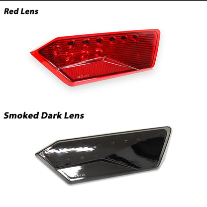 LED Rear Brake Tail Lights, Red Lens for Polaris RZR XP 1000, RZR 900 & RZR XP Turbo