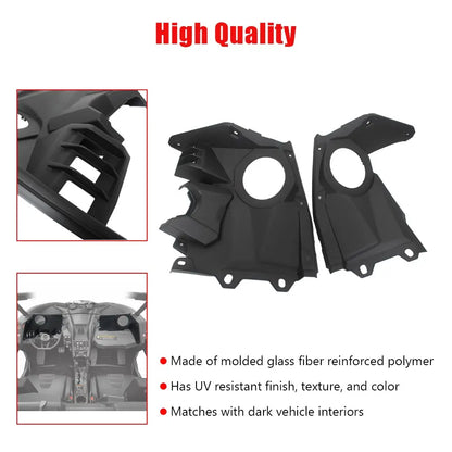 6.5-Inch Front Dash Speaker Pods Kit for Can-Am Maverick X3 (2017–2023)