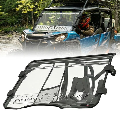 Vented Sliding Full Front Windshield for Can-Am Commander, Maverick Sport & Maverick Trail