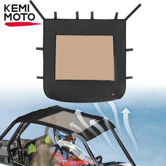 KEMIMOTO 1680D Canvas Sunshade Soft Top for Polaris RZR XP 1000, RZR XP Turbo & RZR 900