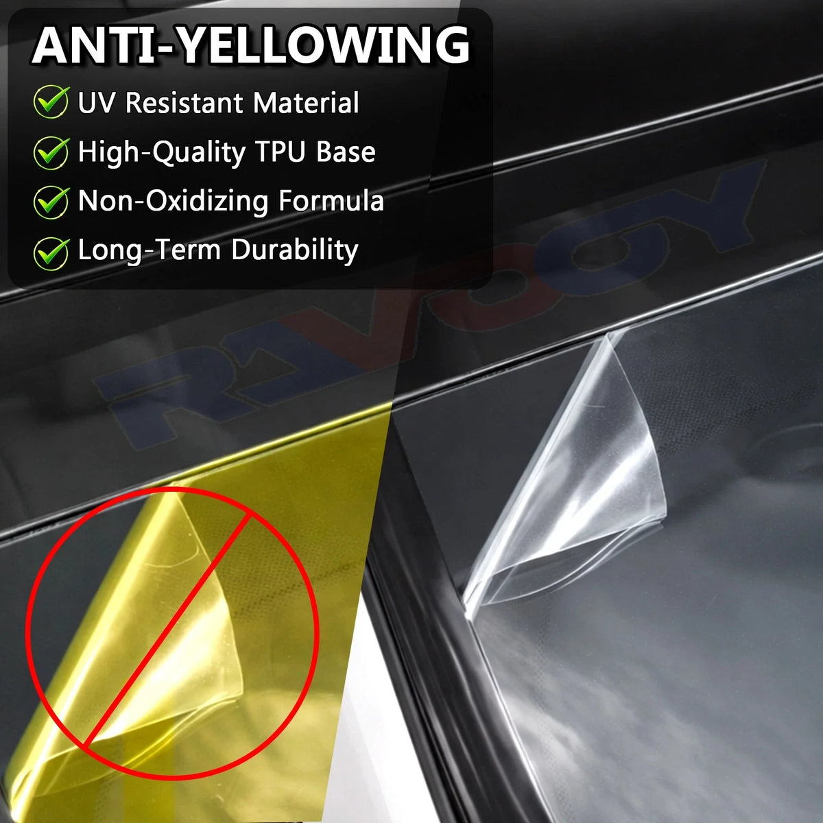 Pre-Cut Windshield Protection Film, 6.5mil Clear TPU UV Blocking for Polaris Xpedition (2025–2026)