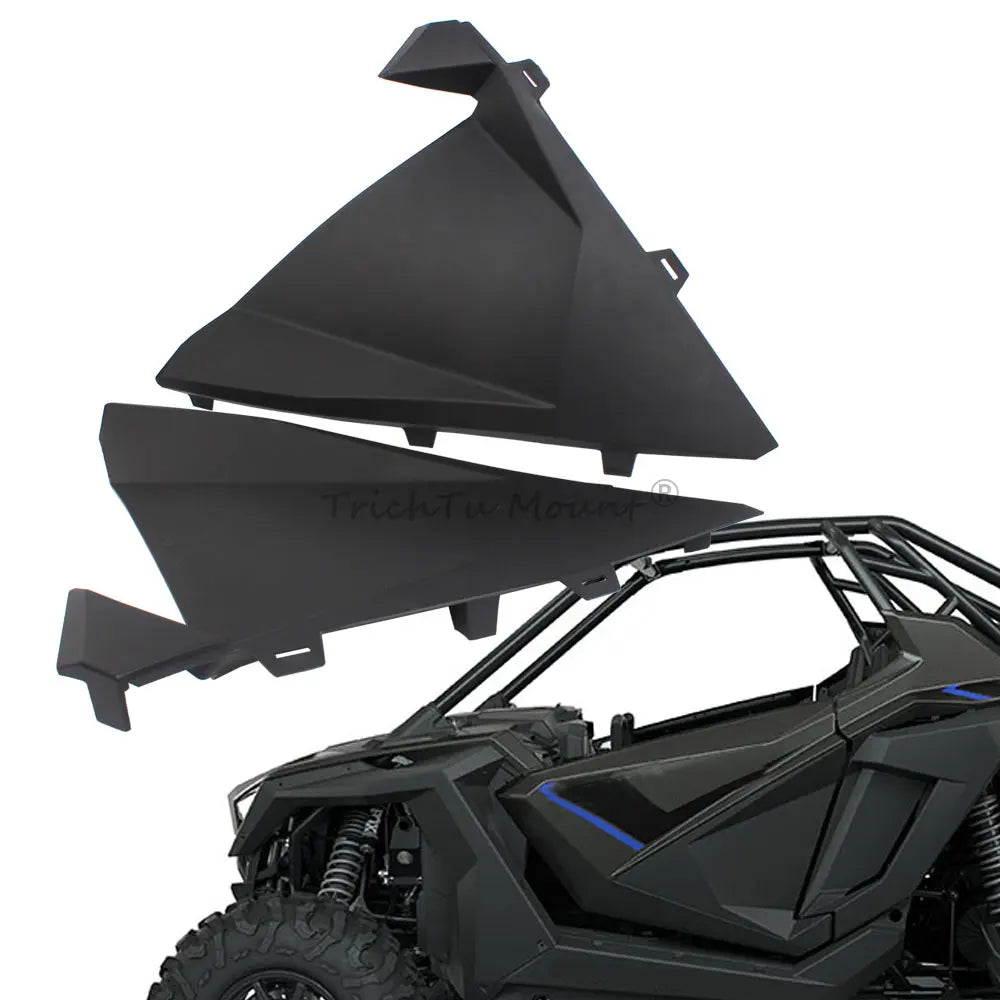 Black Lower Half Door Panels (Pair) for Polaris RZR Pro XP & RZR Turbo R