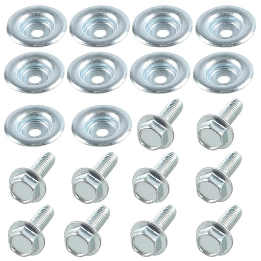 Skid Plate Washer & Bolt Kit (10-Piece) for Polaris RZR XP 1000, RZR XP Turbo & More