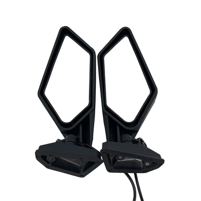 Adjustable Side Mirrors with LED Turn Signals for Can-Am Maverick X3 (2017–2022)