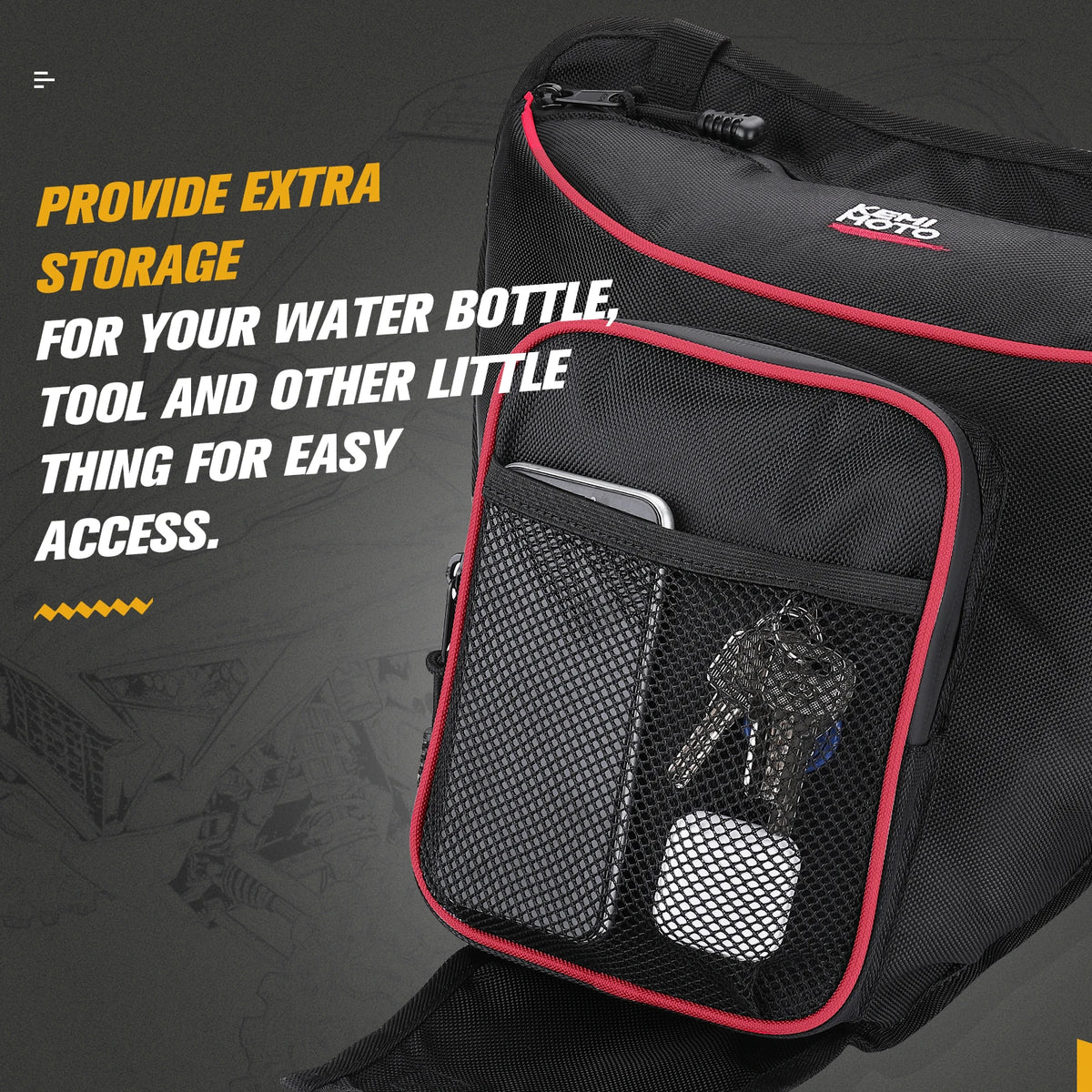 Hanging Cab Pack Storage Bag for Polaris Ranger 570, Ranger 1000 & More