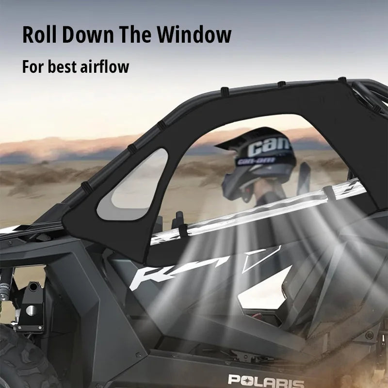 Waterproof Soft Upper Door Kit, 2-Seat for Polaris RZR Pro XP & RZR Turbo R
