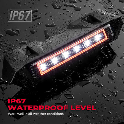 KEMIMOTO LED Rear Tail, Brake and Fog Light for Can-Am Maverick X3 (2017–2024)