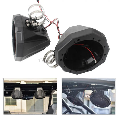 Universal 6.5-Inch Speaker Enclosures, Speakers Not Included for UTV & SXS
