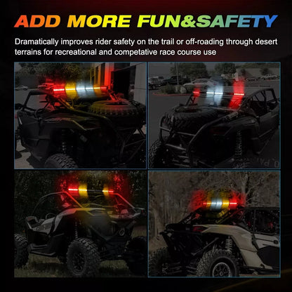 37-Inch Rear Chase LED Light Bar, Brake and Reverse for Can-Am Maverick X3 (2017–2025)