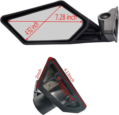 Racing Style Side Rear View Mirrors for Can-Am Maverick X3 (2017–2023)