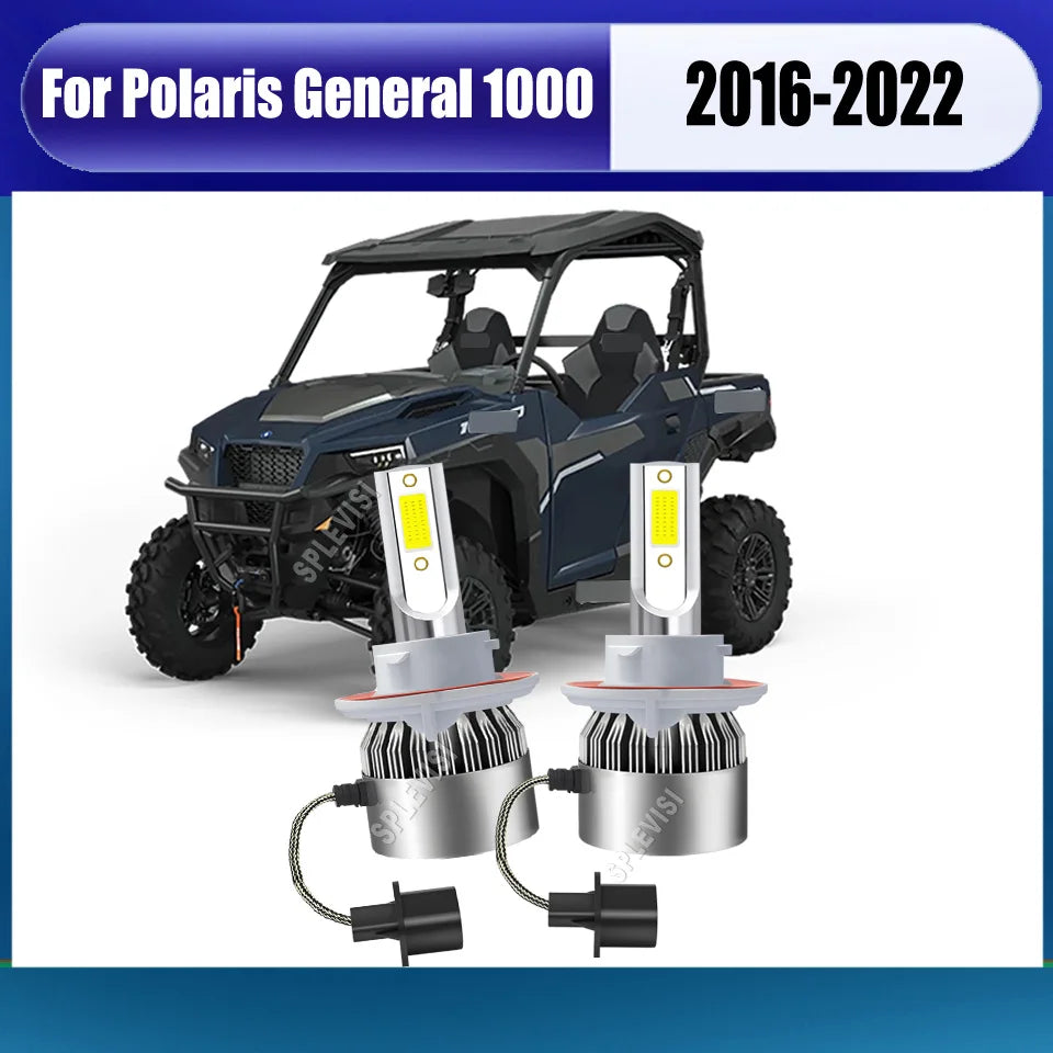 9008 H13 LED Headlight Bulbs for Polaris General (2016–2022)