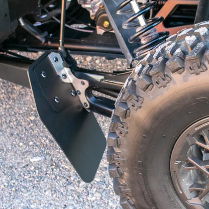 Black Rear Mud Flaps Mudguards (Pair) for Polaris RZR Pro R (2022–2026)