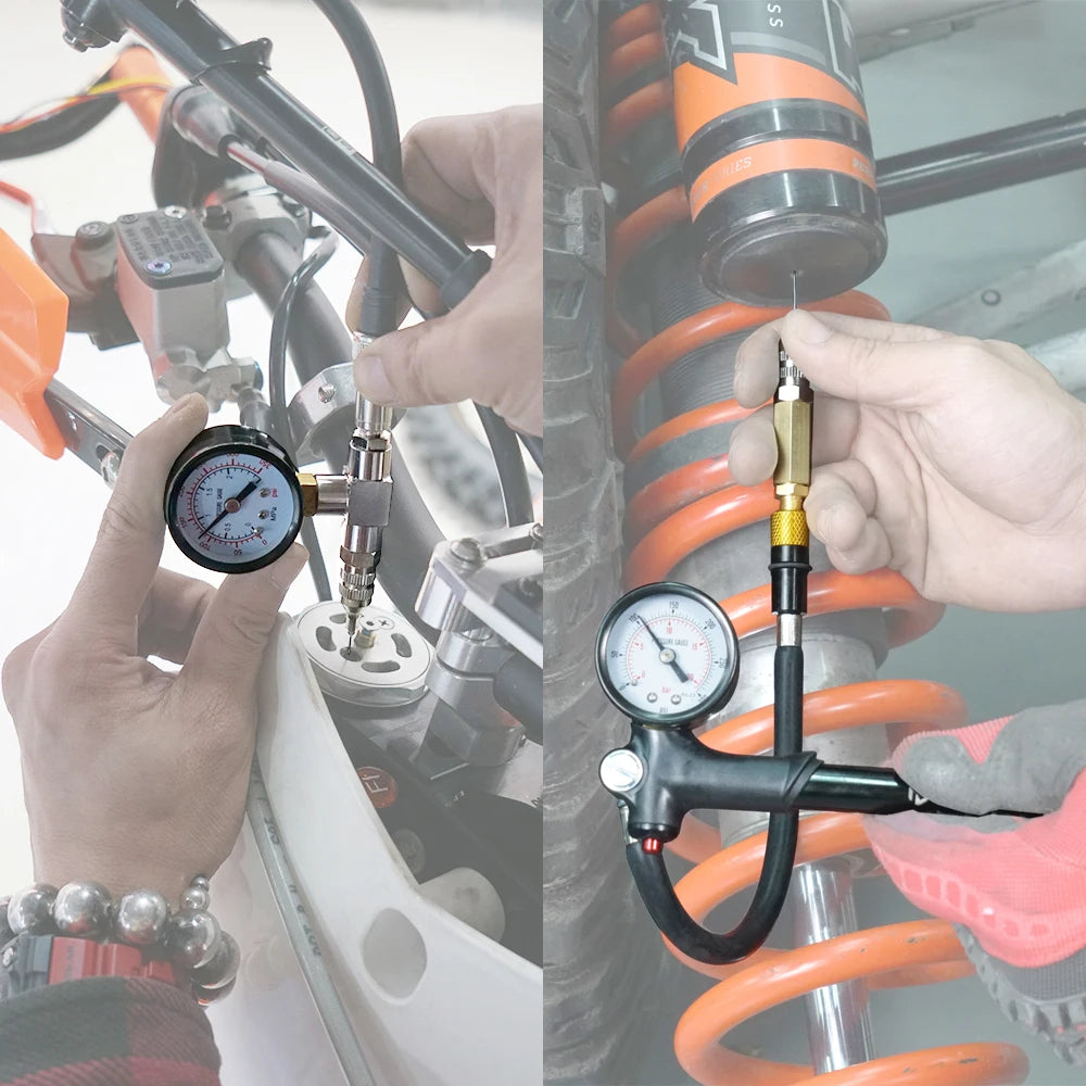 Shock Nitrogen Fill Needle & Gauge Kit for UTV & SXS