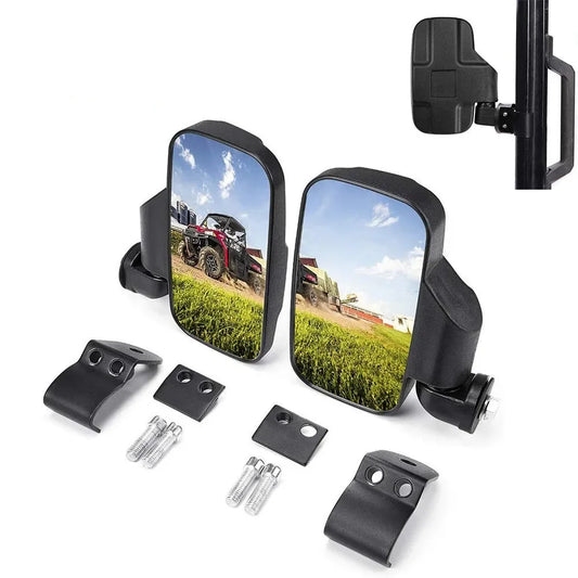 Universal Clamp-On Side Rear View Mirror for UTV & SXS