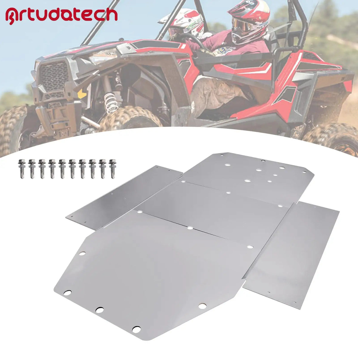Aluminum Chassis Skid Plate Guard for Polaris RZR 900 (2015–2016)