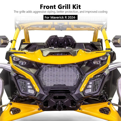 Side Air Vent Grille Mesh Guard Kit for Can-Am Maverick R (2024–2026)
