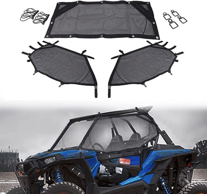 Soft Mesh Window Nets, 2-Door for Polaris RZR 570, RZR 900 & More