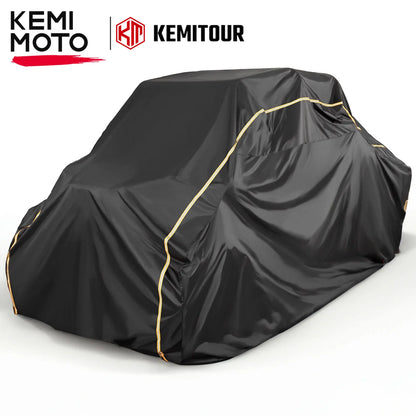Waterproof UV-Resistant 4-6 Seater UTV Cover for Polaris RZR Pro XP, RZR XP Turbo & Can-Am Defender